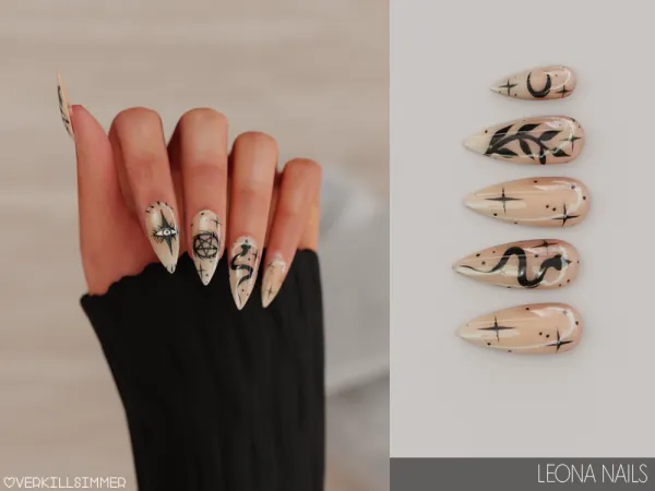 Скриншот мода Маникюр Leona nails